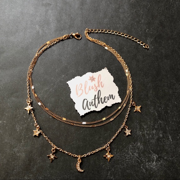3 for $25✨3 layer starburst moon star choker - Picture 5 of 6